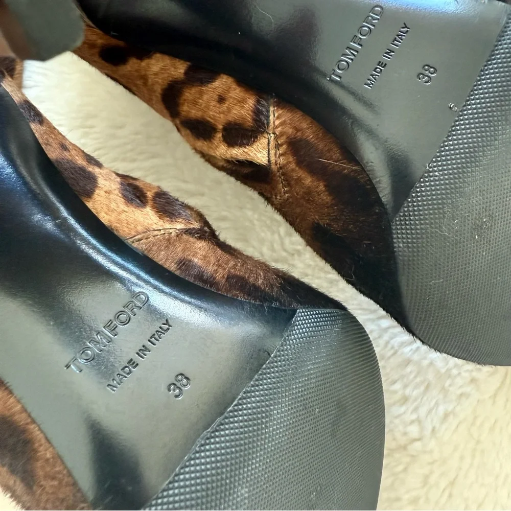 Tom Ford Jaguar Pony High Boot in Black Size 38 EU Retail 2450$ Authentic